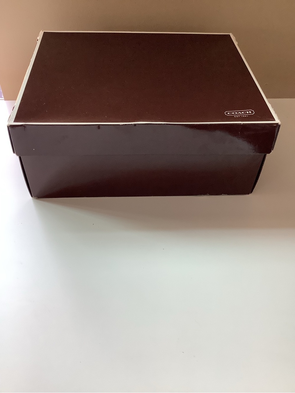 Coach empty box for storage 13”x11”